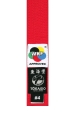 Tokaido obi WKF katoen Rood